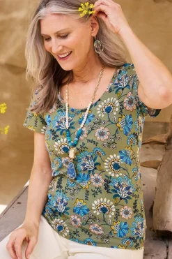 Discount Soft Essential Supima Short Sleeve Tee Tops