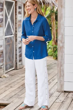 Online Sonoma Linen Blend Wide Leg Pants Pants