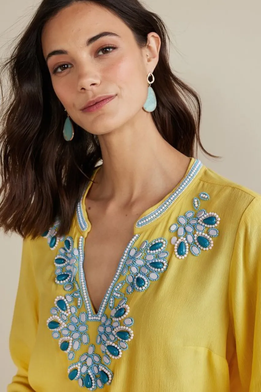 Discount Soraya Embellished Tunic Tops