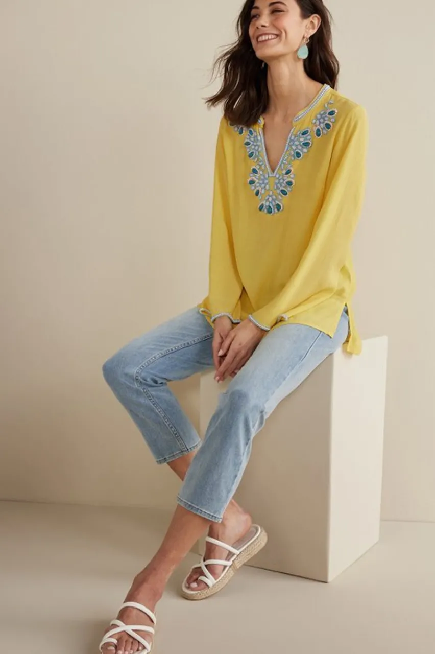 Discount Soraya Embellished Tunic Tops