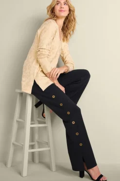 Clearance Sorrento French Terry Wide Leg Pants Pants