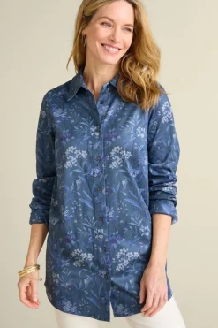 Discount Stretch Faux Suede Boyfriend Tunic Shirt Tops