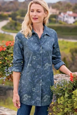 Discount Stretch Faux Suede Boyfriend Tunic Shirt Tops