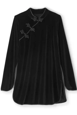 Sale Tai Velvet Tunic Tops