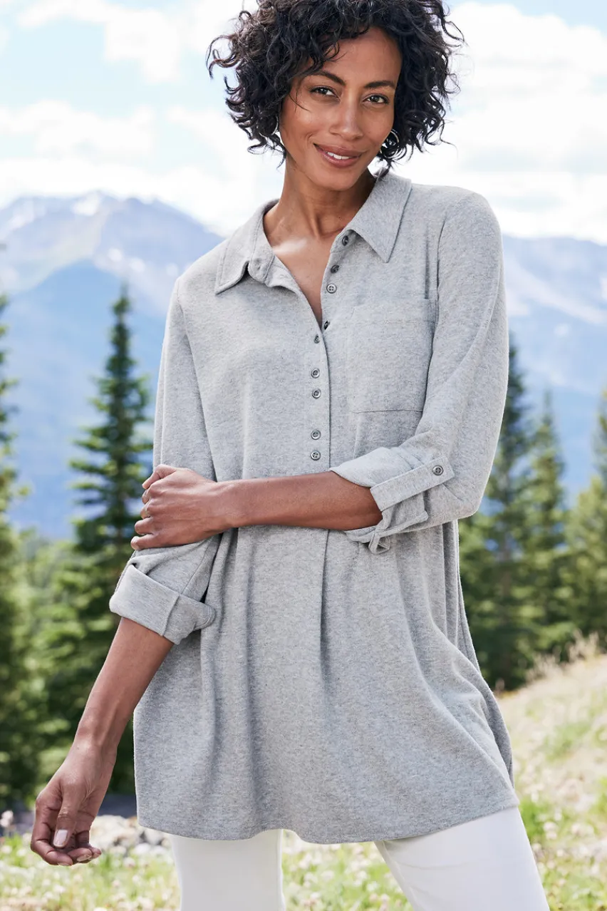 Discount Take It Easy Tunic Tops