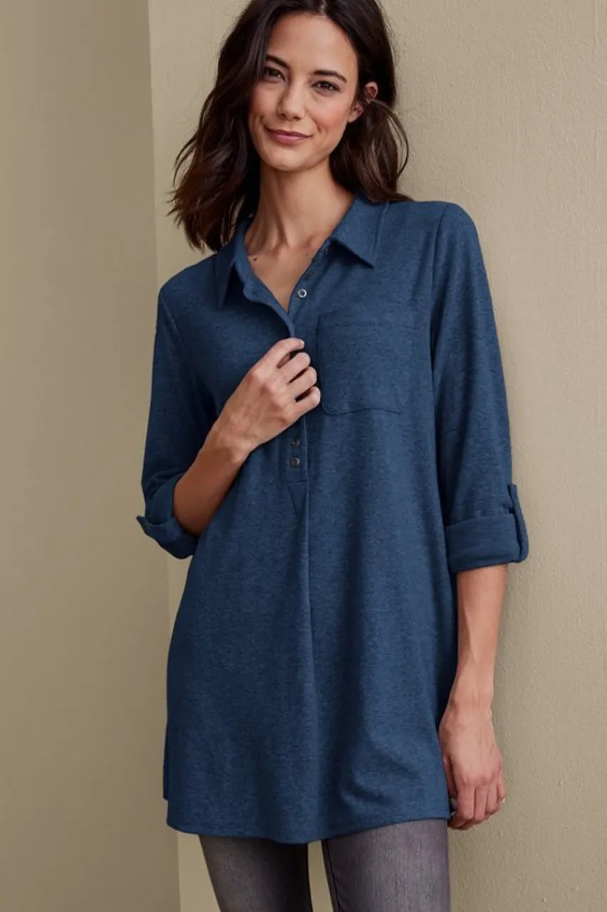 Discount Take It Easy Tunic Tops