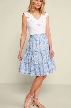 Clearance Talisa Linen Blend Skirt Skirts