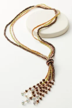 Discount Taylor Beaded Tassel Necklace Jewelry|Necklaces