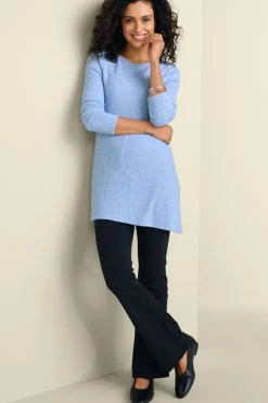 Sale Textured Asymmetrical Tunic Tops