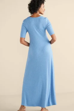 Online Textured Short Sleeve Santiago Dress Dresses