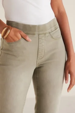 New The Ultimate Denim Pull-On Crop Jeans