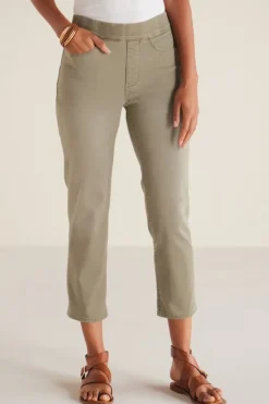 New The Ultimate Denim Pull-On Crop Jeans