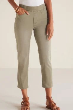 New The Ultimate Denim Pull-On Crop Jeans