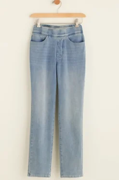 New The Ultimate Denim Pull-On Crop Jeans