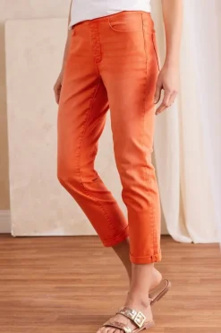 New The Ultimate Denim Pull-On Crop Jeans