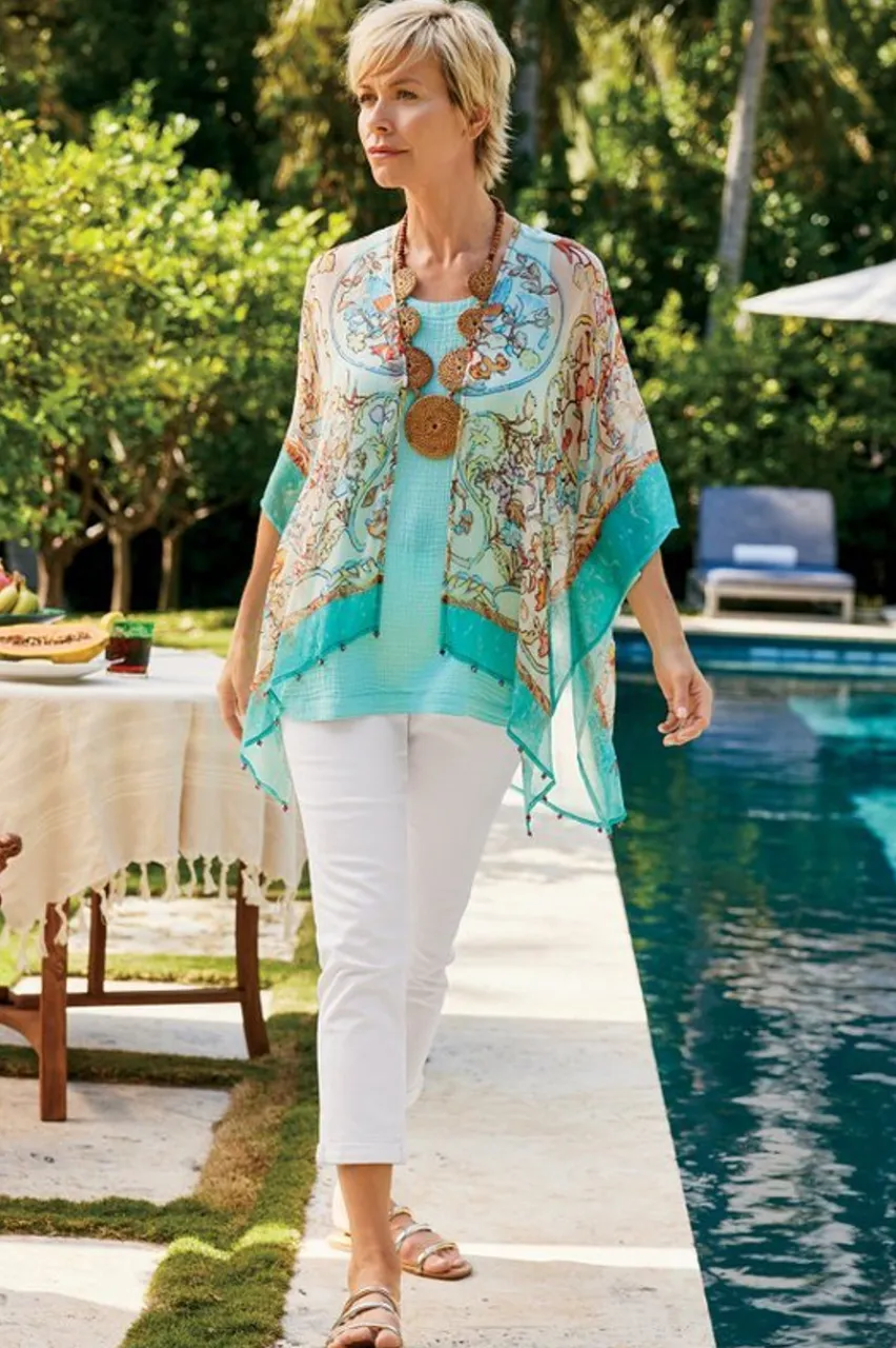 New The Ultimate Denim Pull-On Crop Jeans