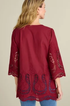 New Trella Eyelet Top Tops