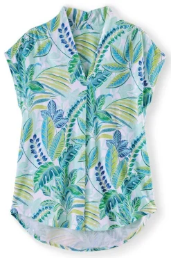 Best Twilight Luau Printed Tunic Tops