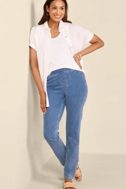 Hot Ultimate Denim Pull-On Slim Leg Jeans Jeans