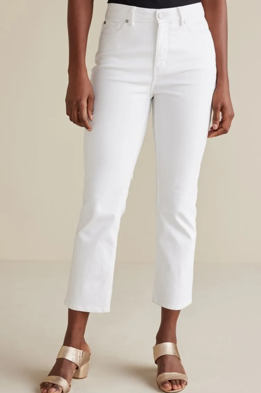 Online Ultimate Denim Slim Leg Crop Jeans Jeans