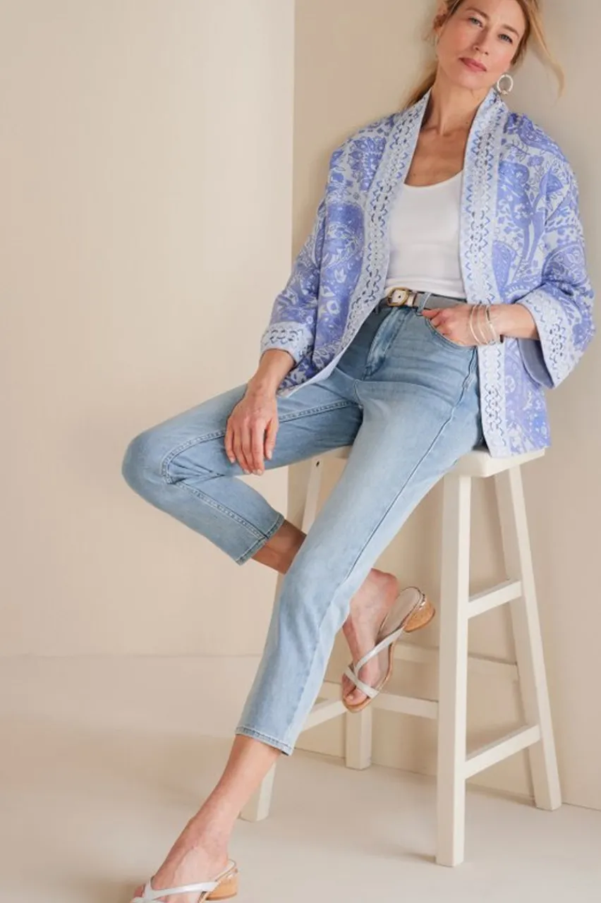 Online Ultimate Denim Slim Leg Crop Jeans Jeans