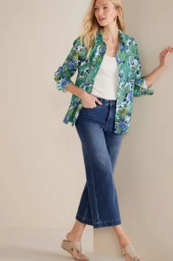 Ultimate Denim Wide Leg Crop Jeans Jeans