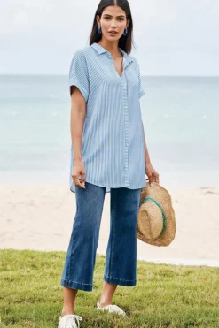 Ultimate Denim Wide Leg Crop Jeans Jeans