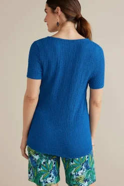 Hot Ursula Knit Tee Tops