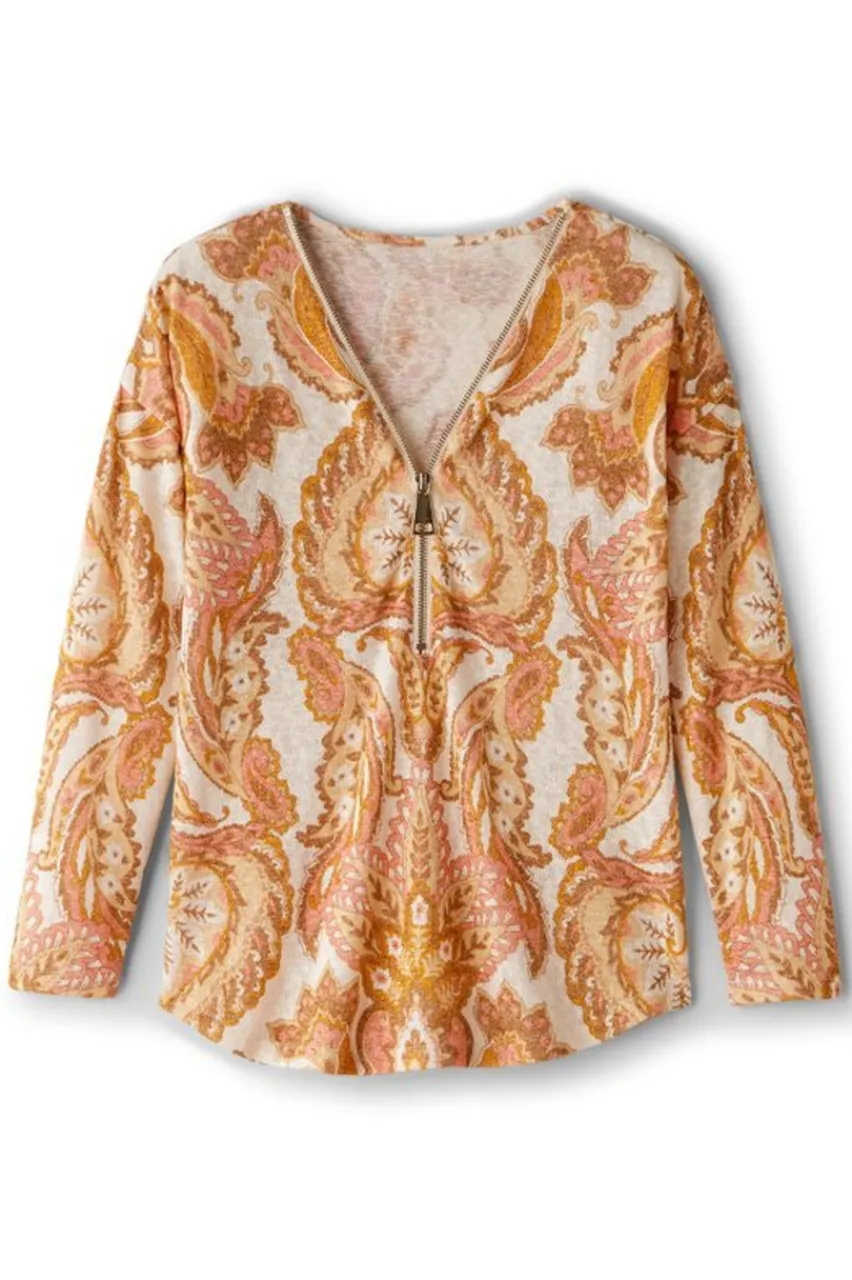 New Valentina Zip Sweater Tops|Sweaters & Cardigans