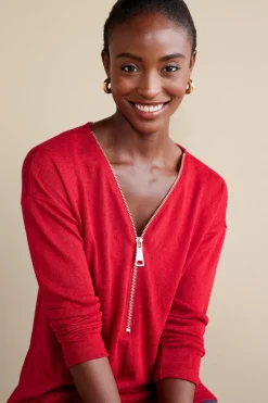 New Valentina Zip Sweater Tops|Sweaters & Cardigans