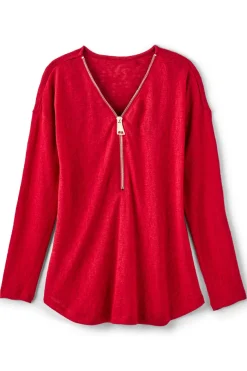 New Valentina Zip Sweater Tops|Sweaters & Cardigans