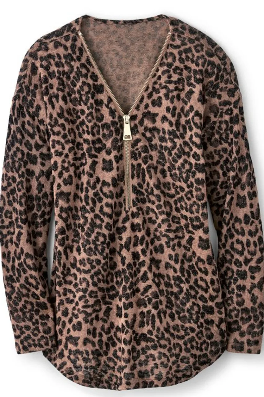 New Valentina Zip Sweater Tops|Sweaters & Cardigans