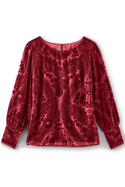 Clearance Vanetta Velvet Top Tops