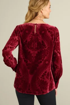 Clearance Vanetta Velvet Top Tops