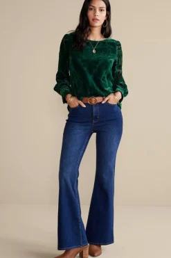 Clearance Vanetta Velvet Top Tops