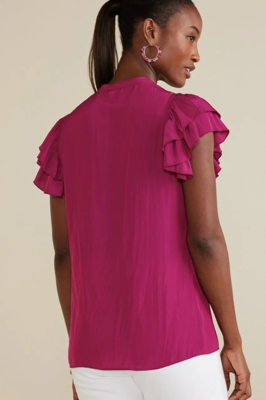Online Victoria Ruffle Tunic Tops