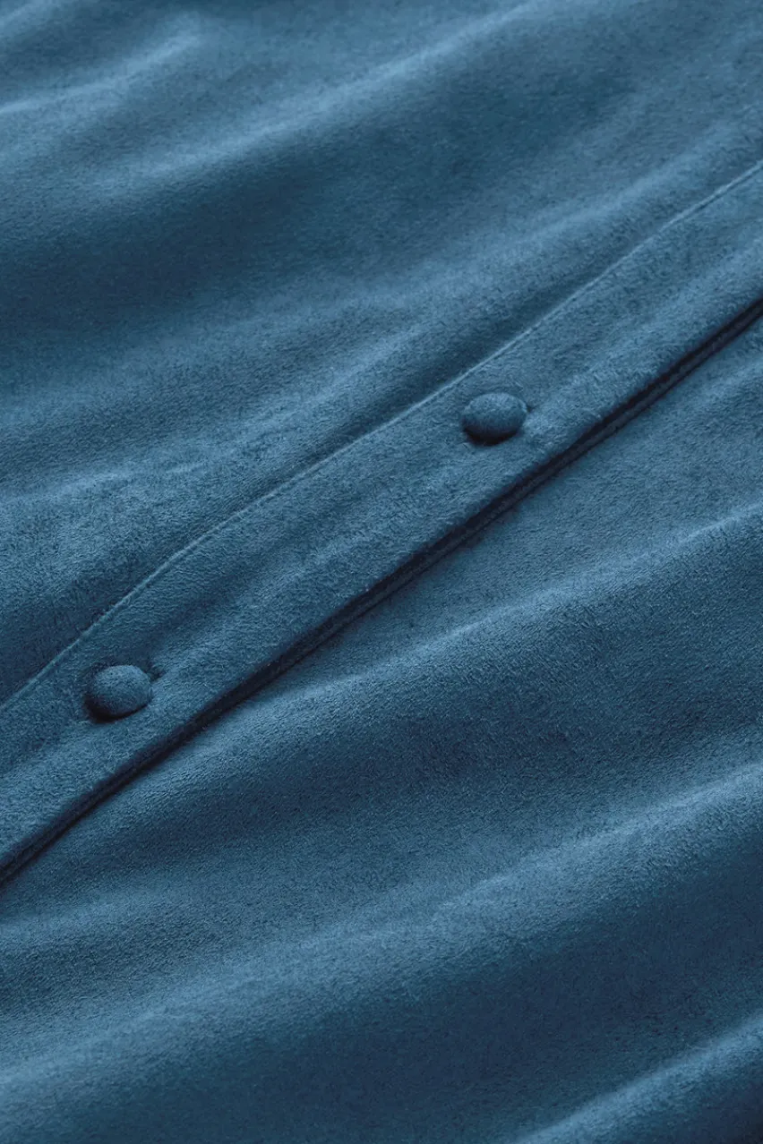 Outlet Vida Faux Suede Tunic Tops