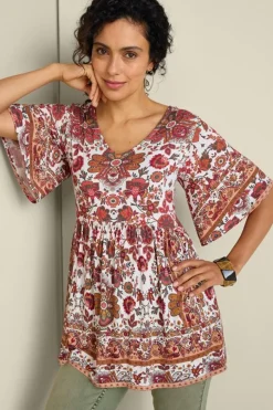 Best Vina Short Sleeve Tunic Tops|Tunics & Leggings