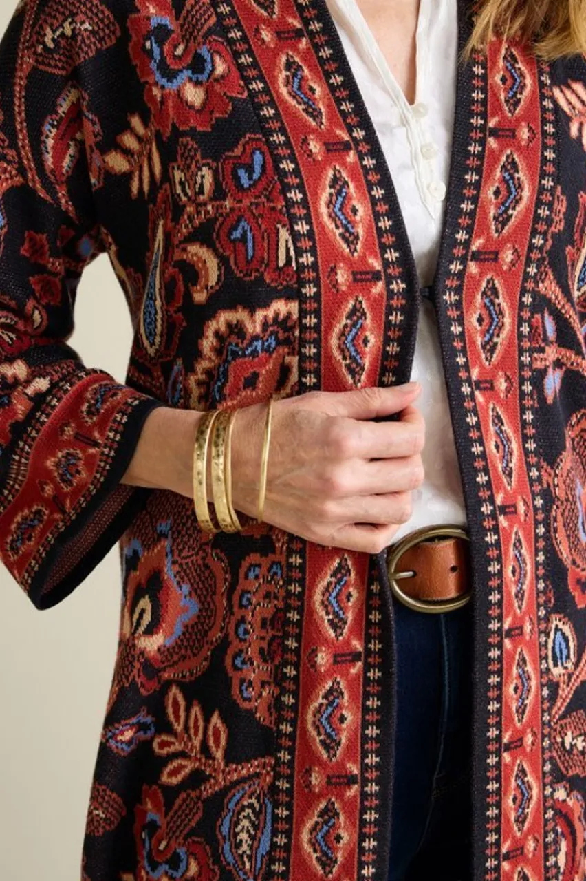 Online Vitrine Jacquard Cardigan Tops|Sweaters & Cardigans