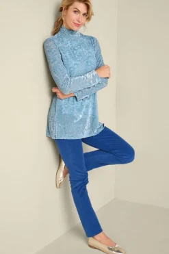 Sale Walden Velvet Turtleneck Tops