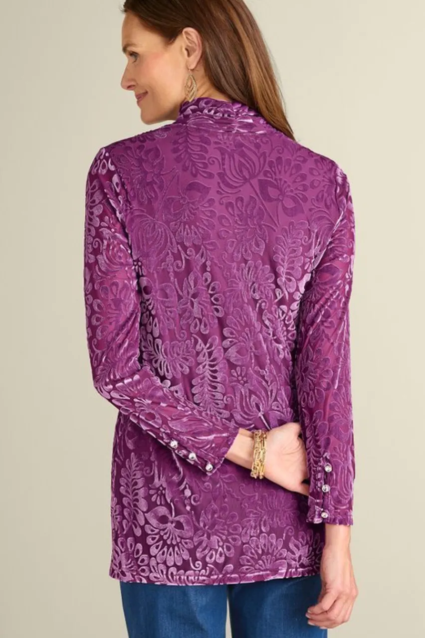 Sale Walden Velvet Turtleneck Tops