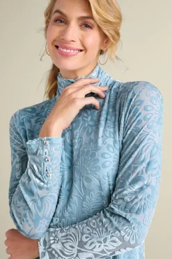 Sale Walden Velvet Turtleneck Tops