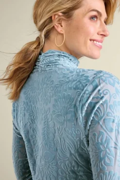 Sale Walden Velvet Turtleneck Tops