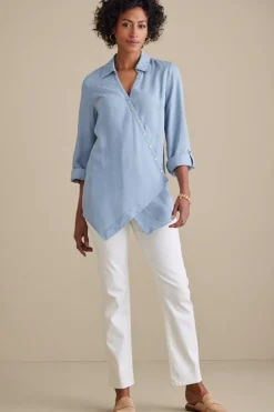 Best Washed Tencel™ Tunic Tops|Tunics & Leggings