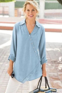 Best Washed Tencel™ Tunic Tops|Tunics & Leggings