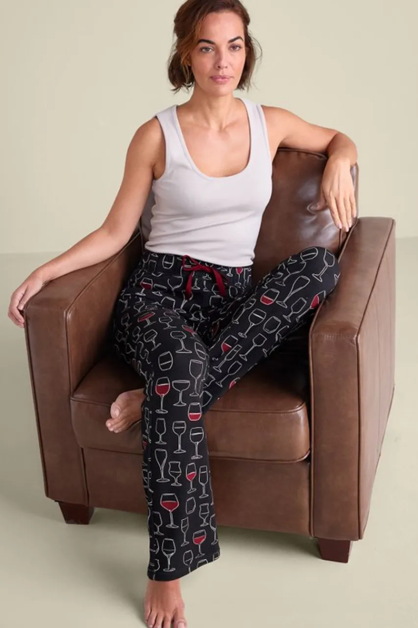 Wine Down Sleep Pants Sleepwear & Lounge