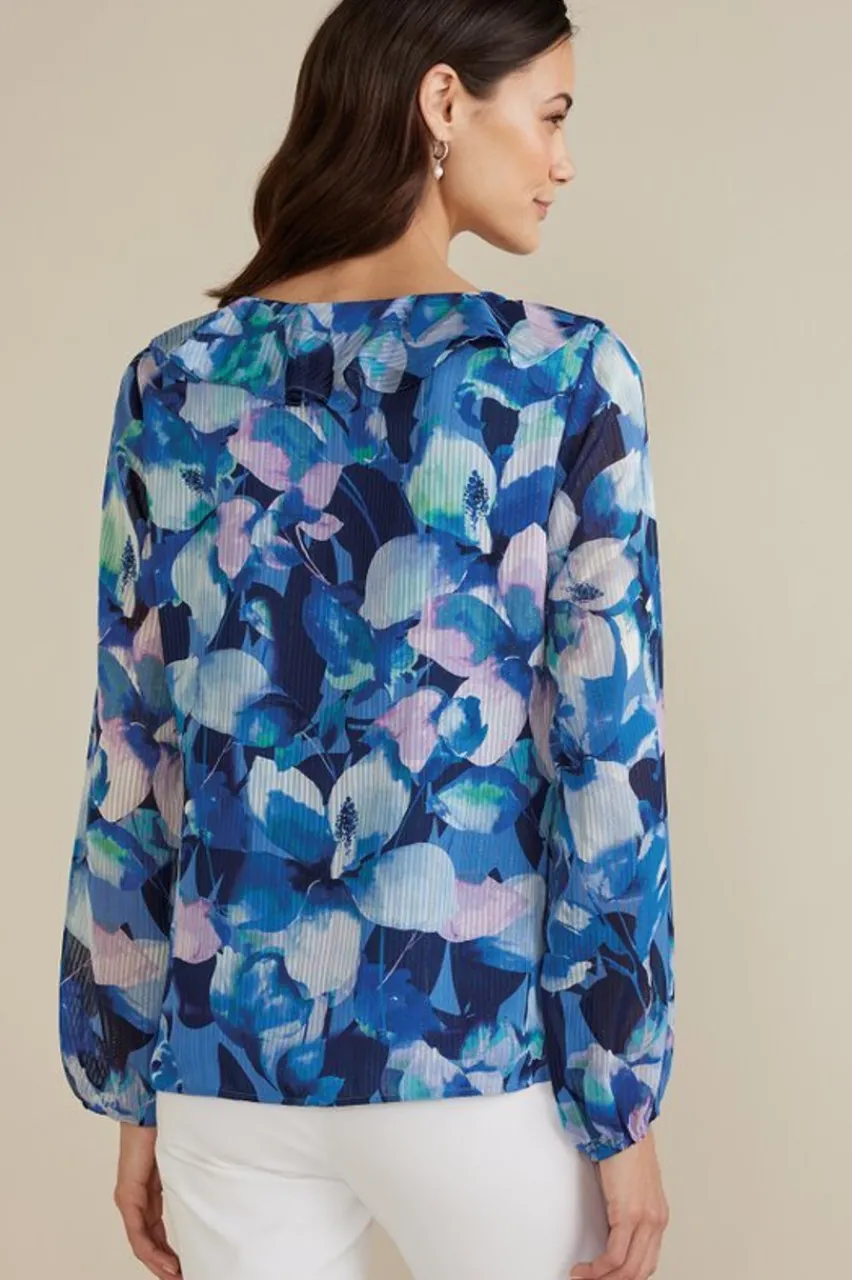 Xenia Ruffle Top Tops