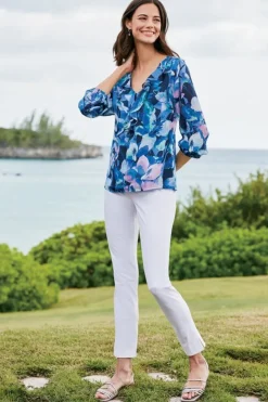 Xenia Ruffle Top Tops