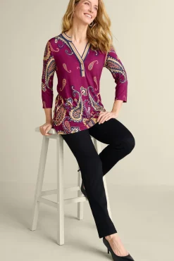 New Zennia Printed Tunic Tops
